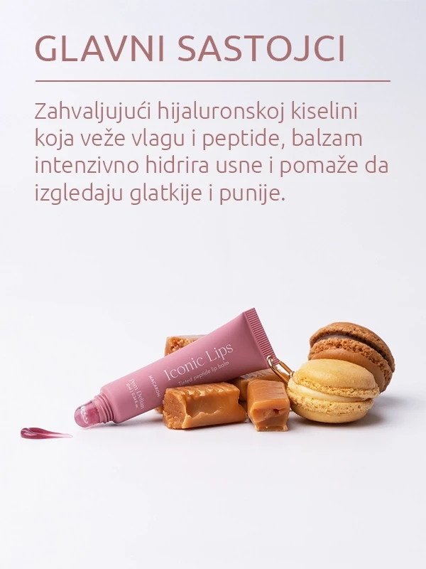 Pem Delian lconic Lips Macaron Tinted balzam za usne sa peptidima i priveskom 10 ml