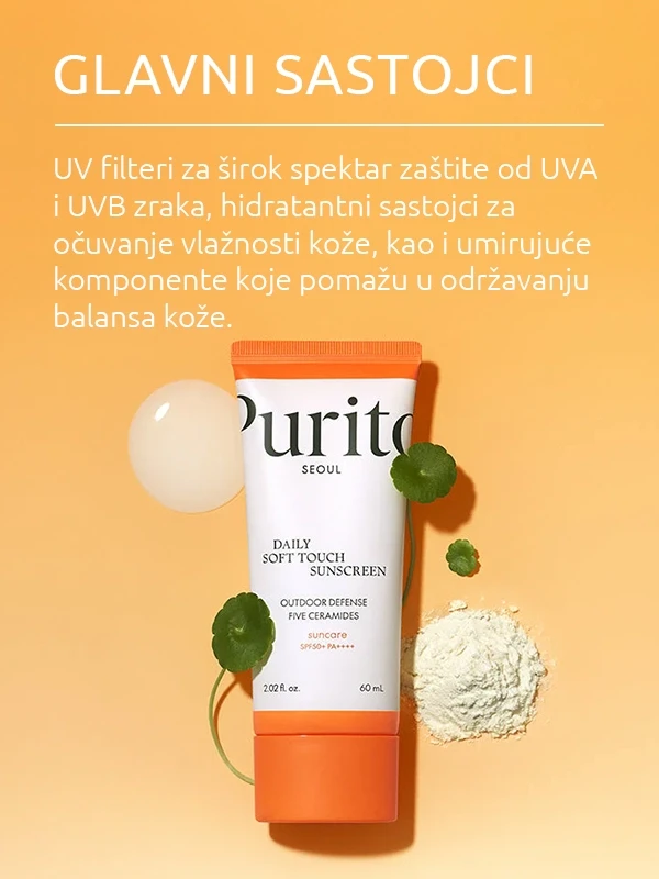 Purito Seoul Daily Soft Touch SPF 50+ PA++++ krema 60 ml