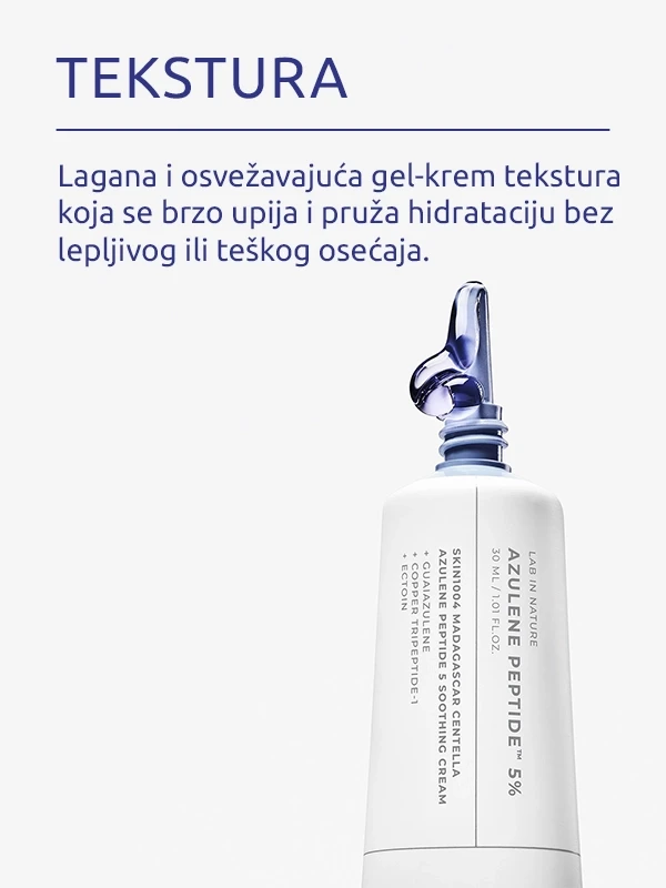 Skin1004 Lab in Nature Madagascar Centella Azulene Peptide 5 Soothing krema 30 ml