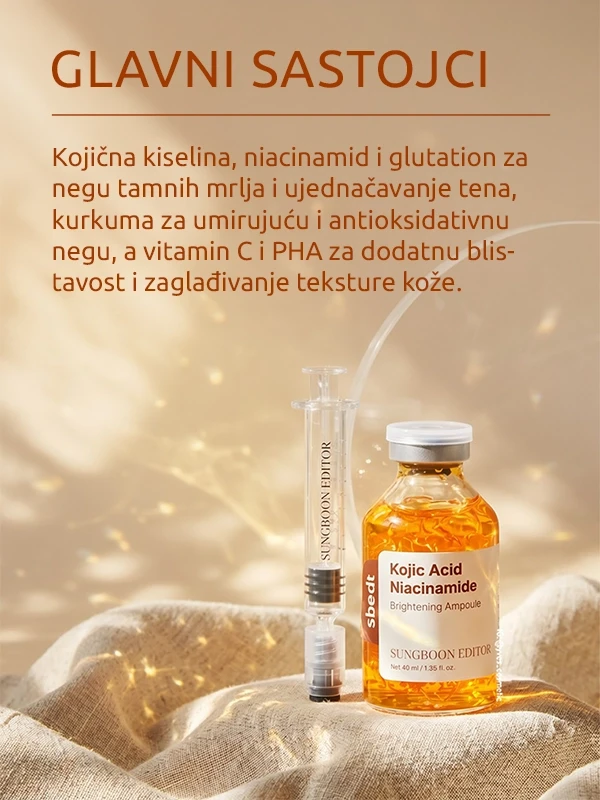 Sungboon Editor Kojic Acid Niacinamide Brightening ampula 40 ml