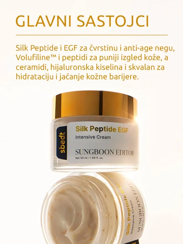 Sungboon Editor Silk Peptide EGF Intensive krema 50 ml