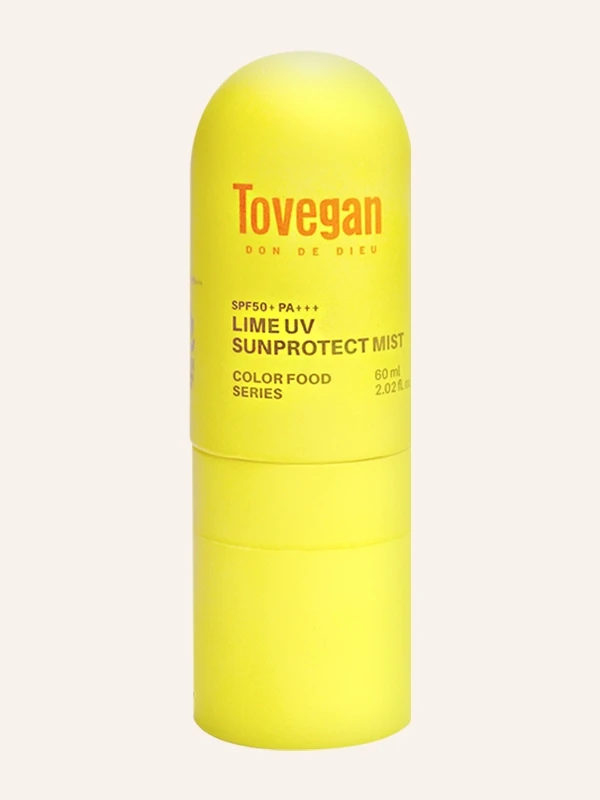 Tovegan Colorfood Series Yellow UV Sun Protect sprej za zaštitu od sunca SPF50+ PA+++ 60 ml