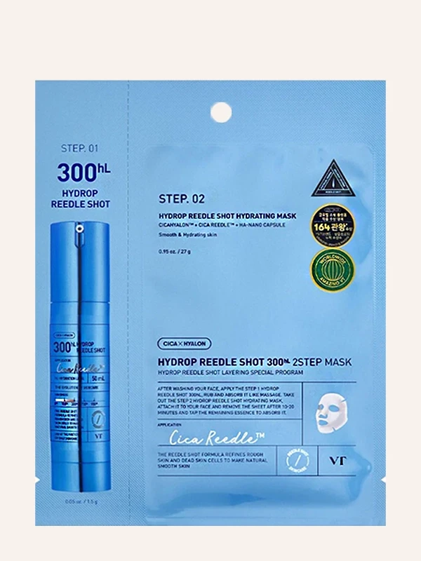 VT Cosmetics Hydrop Reedle Shot 2-step maska 300hl 1,5 g + 27 g