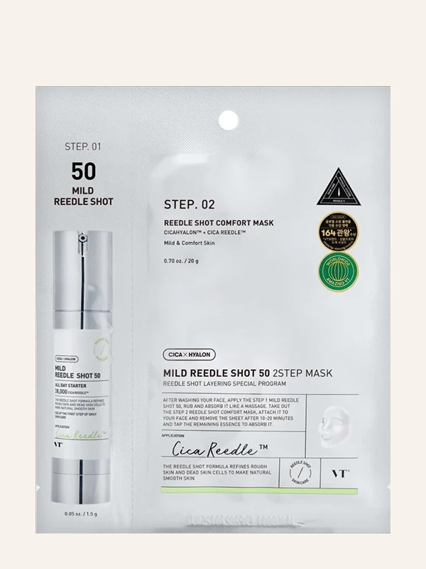 VT Cosmetics Mild Reedle Shot 50 2-step maska 1,5 g + 20 g