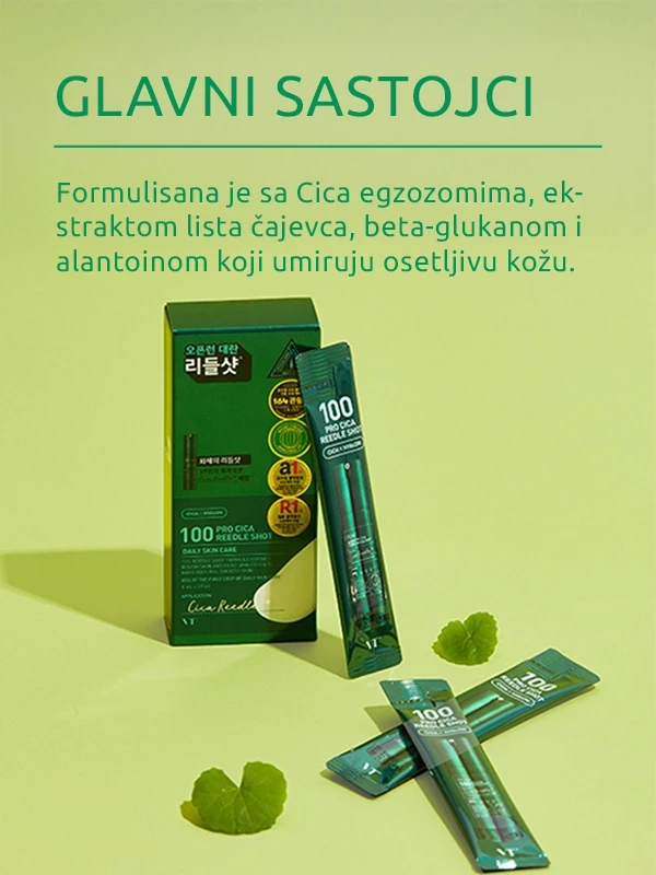 VT Cosmetics Pro Cica Reedle Shot 100 esencija 10 x 2 ml