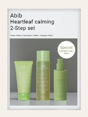Abib Heartleaf Calming set 200 ml + 130 ml + 50 ml
