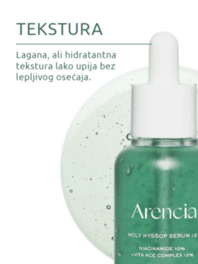 Arencia Holy Hyssop serum 12 30ml
