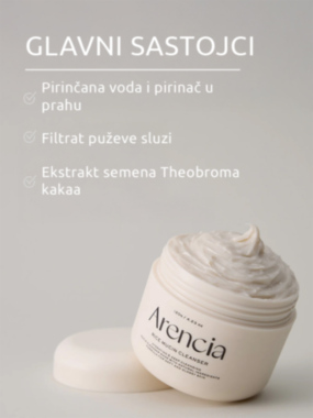 Arencia Rice Mucin pasta za čišćenje lica 120g