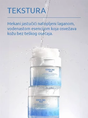 Cell Fusion C Post Alpha Cooling Pad tupferi za lice 70 kom.