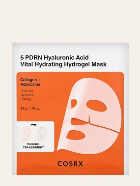 CosRX 5 PDRN Hyaluronic Acid Vital Hydrating hidrogel maska 34 g