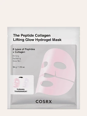 CosRX The Peptide Collagen Lifting Glow hidrogel maska 34 g