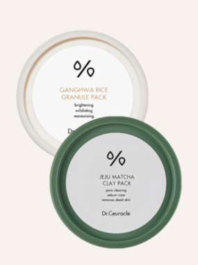 Dr.Ceuracle Jeju Matcha & Rice Wash off maske set 115g+115g