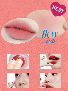 fwee Keyring Lip&Cheek Blurry Pudding Pot CR02 Boy rumenilo/ruž za usne 5g