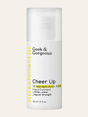 Geek&Gorgeous Cheer up 5% AHA+1%BHA toner sa bademovom i salicilnom kiselinom 30ml