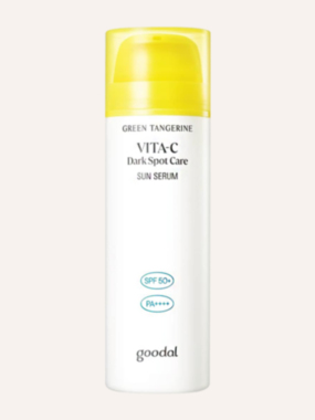 Goodal Green Tangerine Vita C Dark Spot Care Sun serum SPF50+ PA++++ 50ml