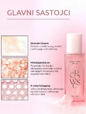 Growus Damage Therapy ulje za regeneraciju kose 65ml