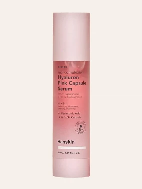 Hanskin Real Complexion Hyaluron Pink Capsule serum 50 ml