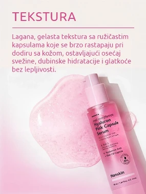 Hanskin Real Complexion Hyaluron Pink Capsule serum 50 ml
