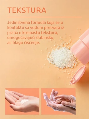 Hanskin Vitamin C Glow Powder enzimski čistač za lice 70 g