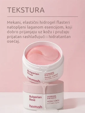 Heimish Hydrogel maska za predeo ispod očiju sa ekstratom ruže 60 kom.