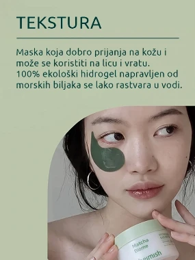 Heimish Matcha Biome hidrogel maske za područje ispod očiju 60 kom.