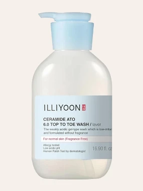 Illiyoon Ceramide Ato 6.0 Top To Toe Wash šampon i gel za tuširanje 500ml