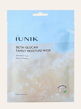iUNIK Beta-Glucan Family Moisture maska za lice 25 ml