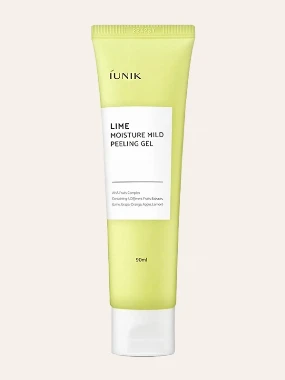 iUNIK Lime Moisture Mild pilng gel za lice 90 ml