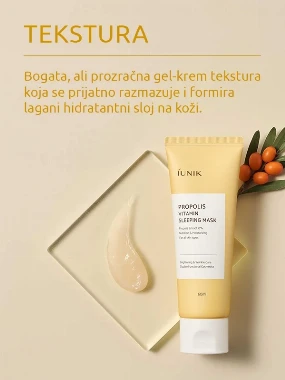 iUNIK Propolis Vitamin Sleeping noćna maska 60 ml