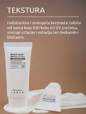 Izeze Black Cumin NEM Bliss krema za zaštitu od sunca SPF 50+ PA++++ 50ml