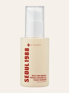 K-Secret Seoul 1988 serum: Retinal Liposome 2% + Black Ginseng 30ml