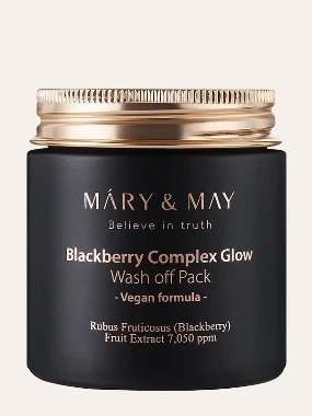Mary&May Blackberry Complex Glow maska na bazi gline 125g