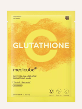 Medicube Deep Vita C Glutathione Brightening maska 27ml