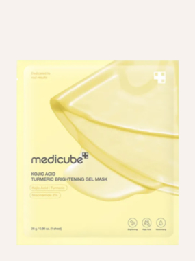 Medicube Kojic Acid Turmeric Brightening hidrogel maska 28g
