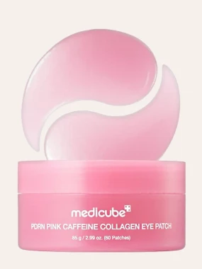 Medicube PDRN Pink Caffeine Collagen hidrogel maske za područje ispod očiju 60 kom.