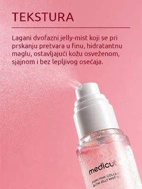 Medicube PDRN Pink Collagen Glow Jelly Mist serum 100 ml