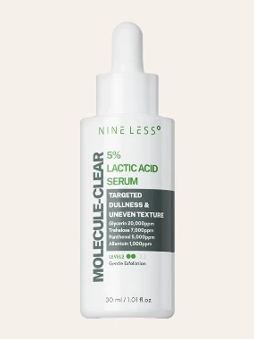 Nine Less Molecule-Clear 5% Lactic Acid serum 30ml