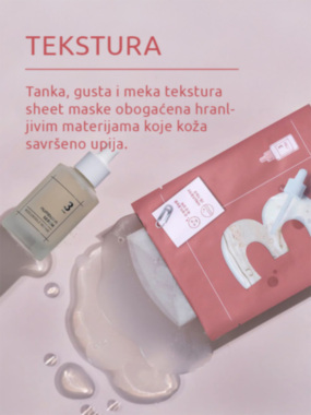 Numbuzin No.3 Tingle Pore Softening Sheet maska 27g