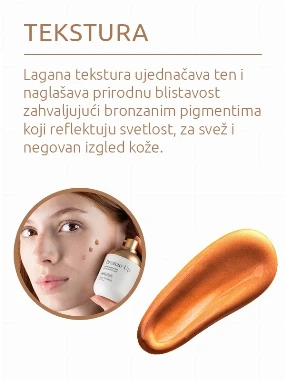 Pem Delian Hydrating Brightening fluid sa hijaluronskom kiselinom Bronze Up 30 ml