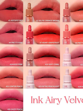 Peripera Ink Airy Velvet tečni ruž za usne br.020 Beautiful Coral Pink 4g