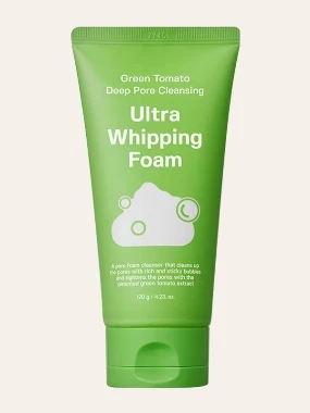 Sungboon Editor Green Tomato Deep Pore Cleansing Ultra Whipping pena za lice 120g