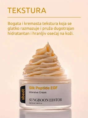 Sungboon Editor Silk Peptide EGF Intensive krema 50 ml