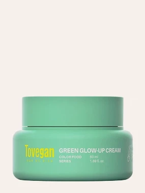 Tovegan Colorfood Series Green Glow Up krema za lice 50 ml