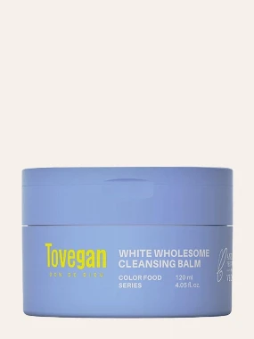 Tovegan Colorfood Series White Wholesome balzam za čišćenje lica 120 ml