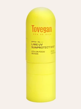 Tovegan Colorfood Series Yellow UV Sun Protect sprej za zaštitu od sunca 60 ml
