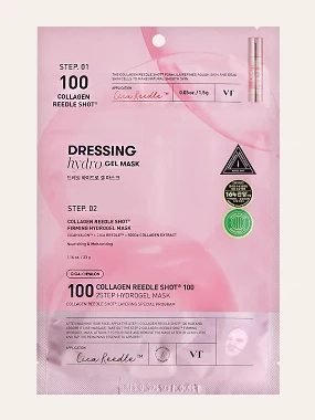 VT Cosmetics Collagen Reedle Shot 100 2-step Dressing Hydrogel maska 1,5 g + 33 g