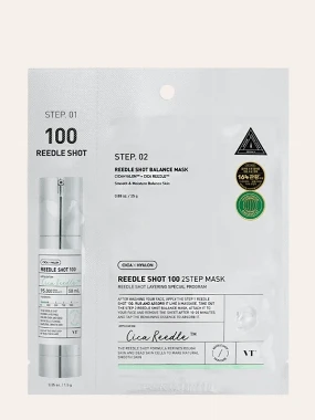 VT Cosmetics Mild Reedle Shot 100 2-step maska 1,5 g + 20 g